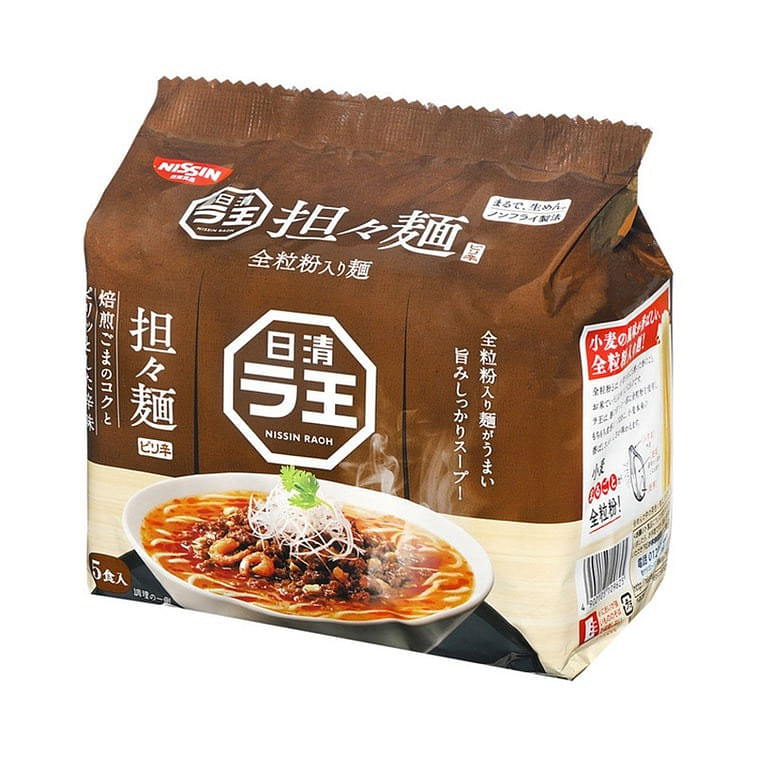 Nissin Raoh Dandan five-pack